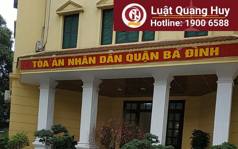 Thông tin địa chỉ tòa án nhân dân quận Ba Đình - Thành phố Hà Nội