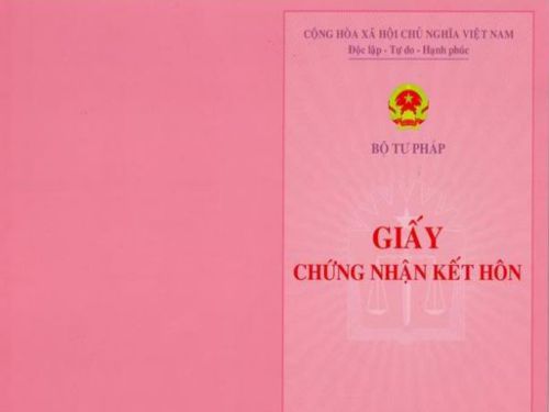 Mẫu giấy đăng ký kết hôn giả như thật được làm tại Bao Xin Việc