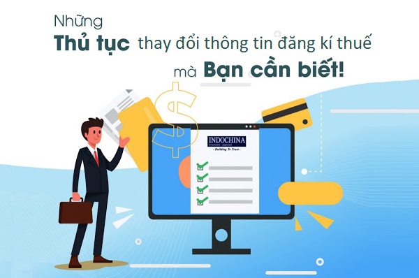 Thay đổi thông tin mã số thuế cá nhân online mới nhất