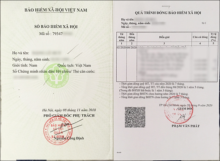 Người sử dụng lao động đóng BHXH cho bạn sẽ gửi về giấy xác nhận trên đó sẽ có đầy đủ các thông tin về quá trình bạn đang đóng BHXH