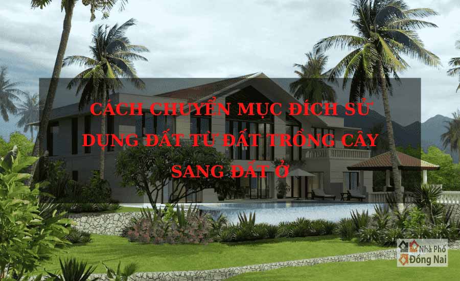 Hướng Dẫn Chuyển Đổi Mục Đích Sử Dụng Đối Với Đất Trồng Cây