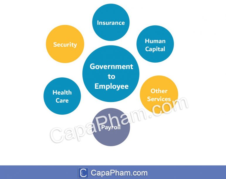 G2E (Government to Employee/Chính phủ với Công chức, viên chức)