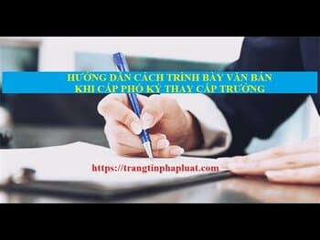 Cấp phó phụ trách ký ghi thế nào cho đúng