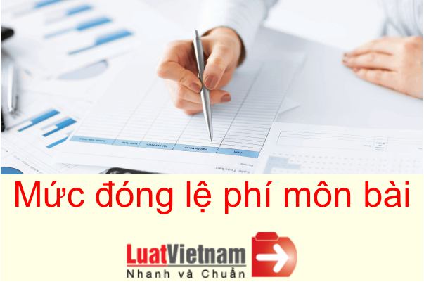 Cách tính thuế môn bài 2019