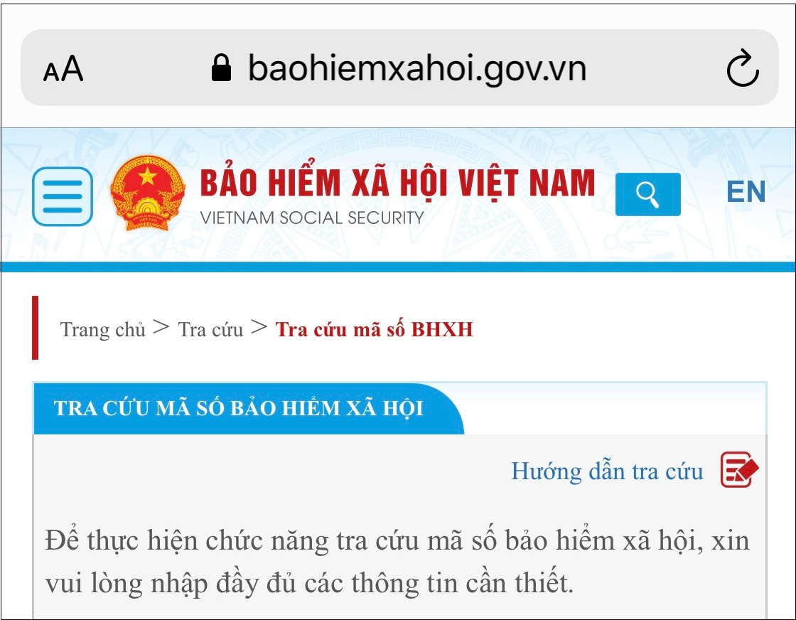 Cách tra cứu thông tin bảo hiểm xã hội