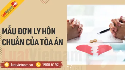 Cách viết đơn ly hôn