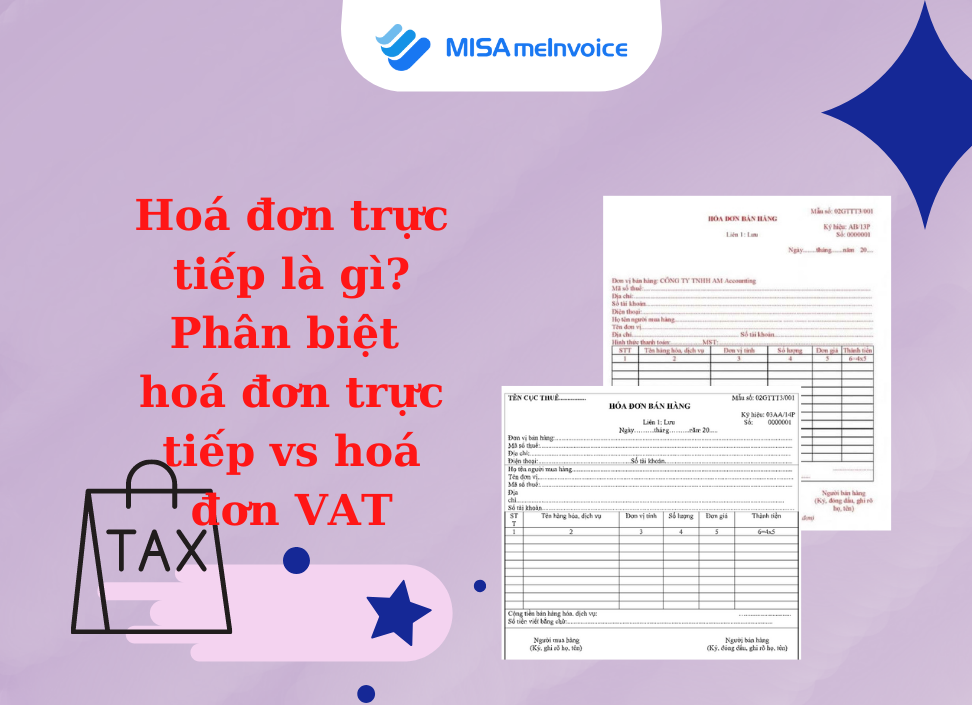 Hóa đơn trực tiếp của hộ kinh doanh