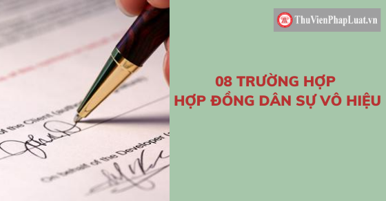 Hợp đồng dân sự vô hiệu