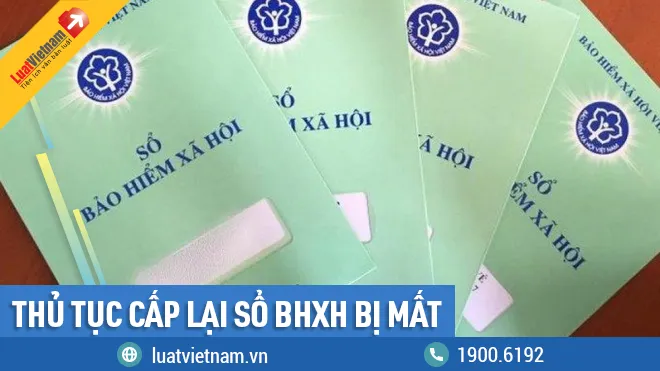 Làm mất sổ bảo hiểm xã hội