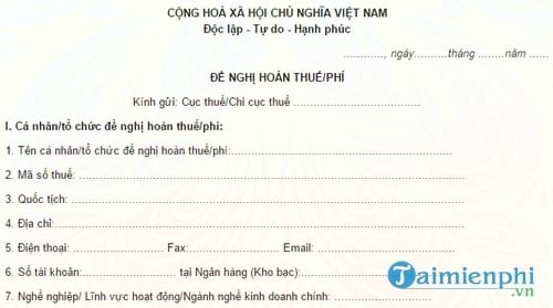 Mẫu văn bản de nghị